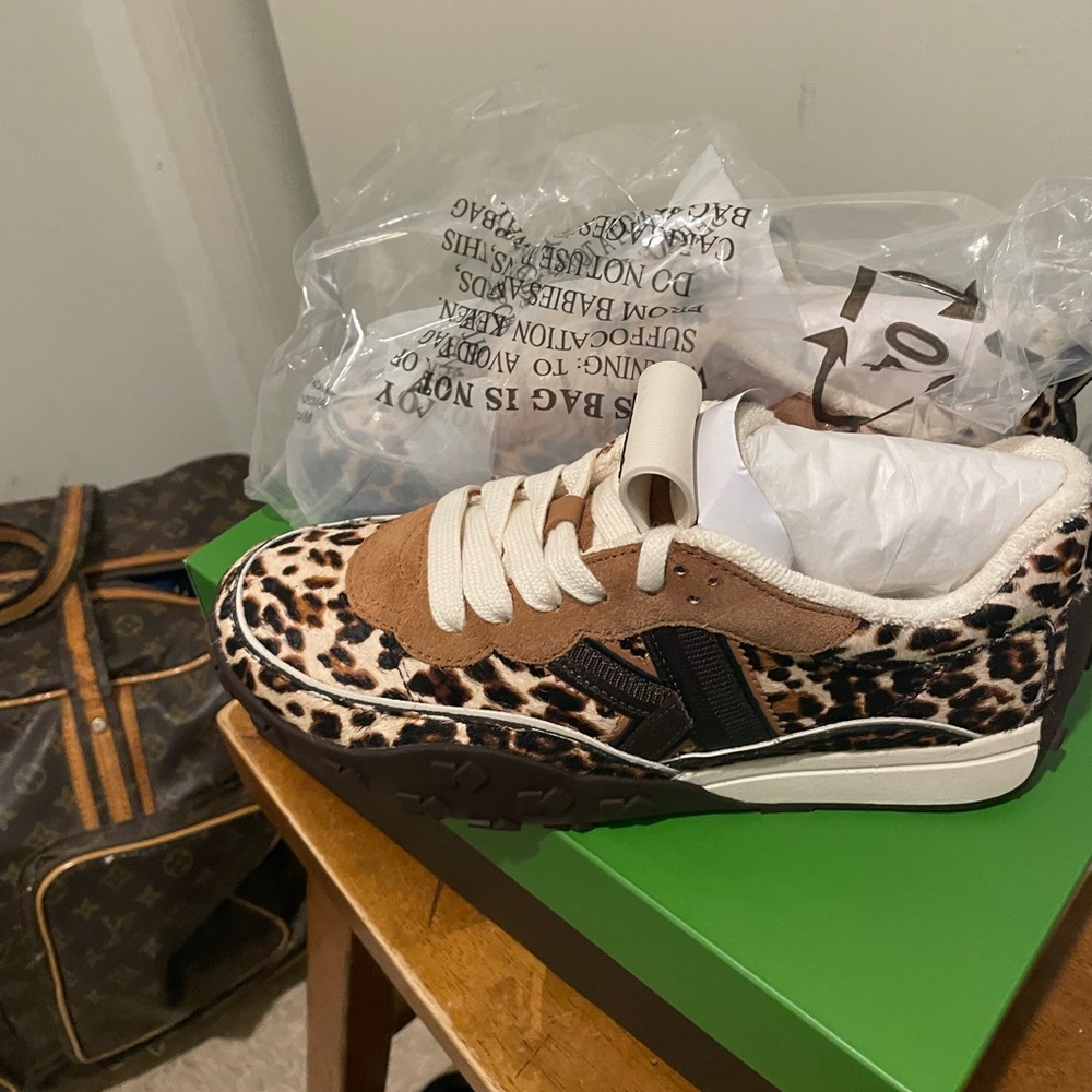 Kate Spade Leopard Print Athletic Shoes